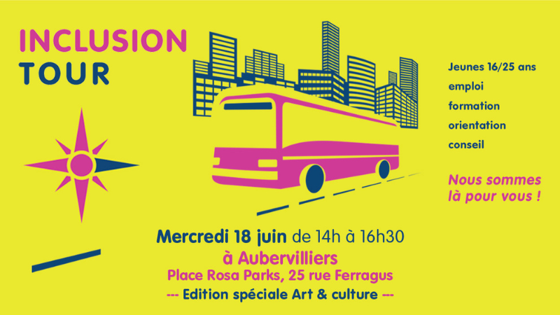 L’Inclusion Tour est de retour le 18 juin à Aubervilliers