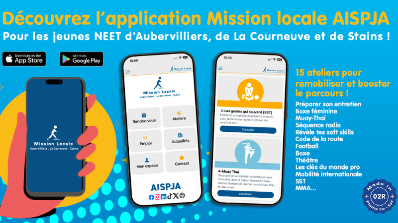 L’AISPJA-Mission Locale lance son application mobile.