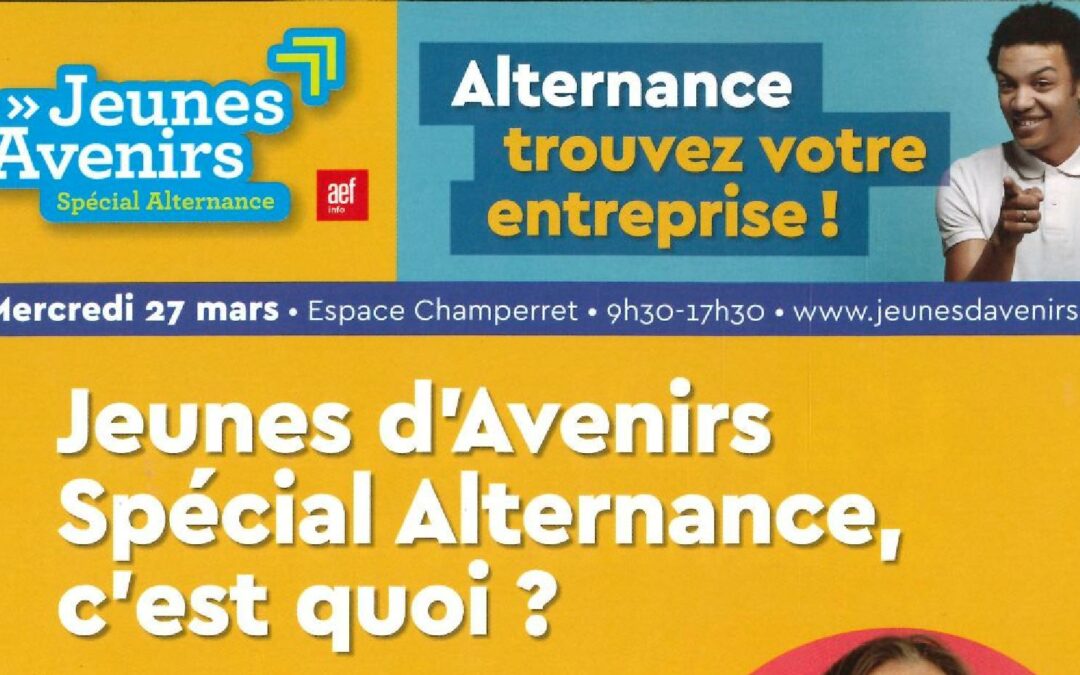 Jeunes d’Avenirs spécial alternance