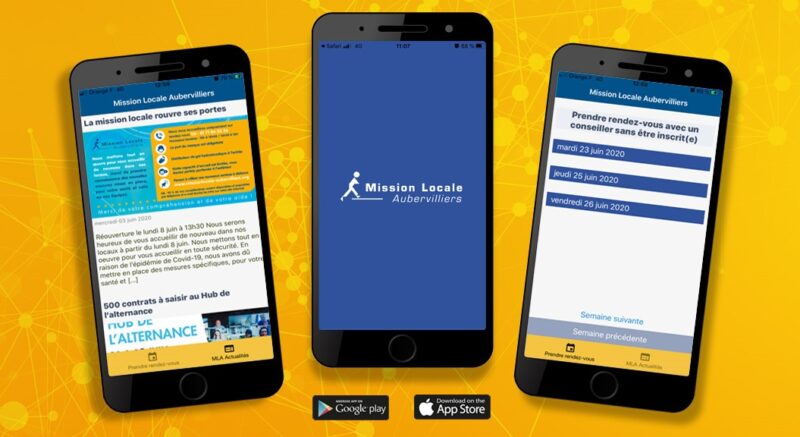 Decouvrez la nouvelle application Mission locale d'Aubervilliers (MLA)