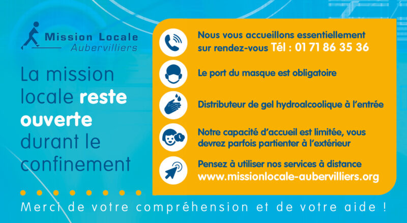 La mission locale reste ouverte !